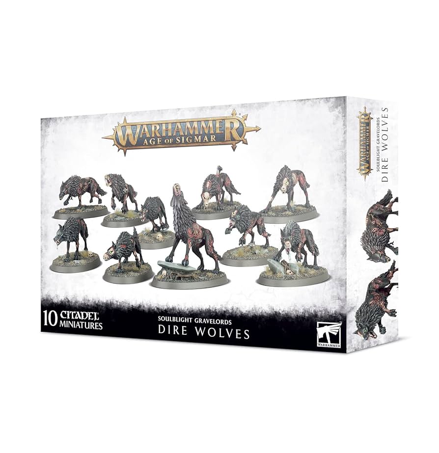 ソウルブライト・グレイヴロード ダイアウルフ [91-45] ウォーハンマー Amazon.com: Warhammer Age of Sigmar Soulblight Gravelords